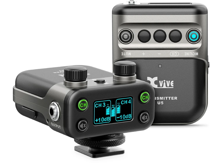 Xvive U5 Digitalt trådløst system med 1 sender/myggmikrofon 