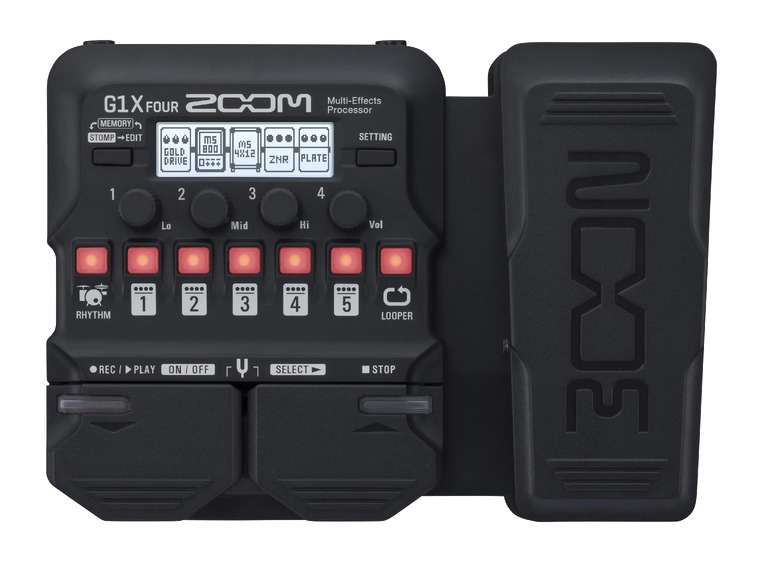 Zoom G1X Four Guitar Multi-Effects Processor 