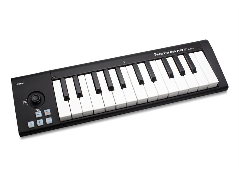 iCon iKeyboard 3 Mini USB MIDI Controller Keyboard, 25 keys
