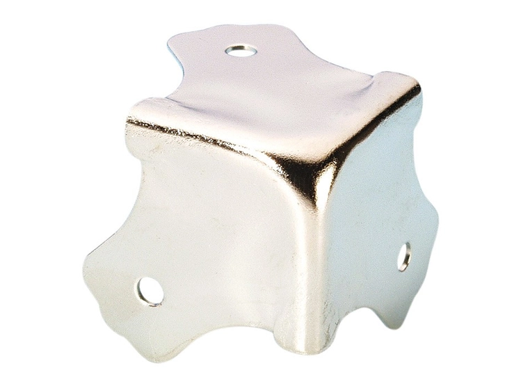 Adam Hall Hardware 4012 - Case Corner three-leg nickel-plate 