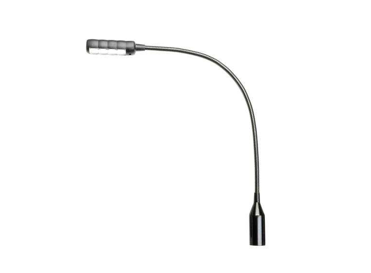 Adam Hall Stands SLED 1 ULTRA XLR 3 3-pin XLR Gooseneck Light with 4 COB LED 