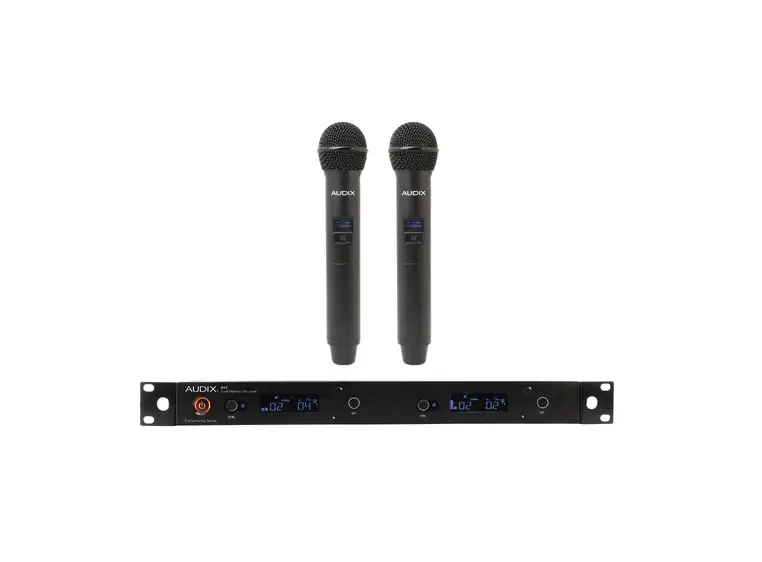 Audix AP42 Dobbelt Trådløst system 2x OM2 Bånd A = 522MHz-554MHz 
