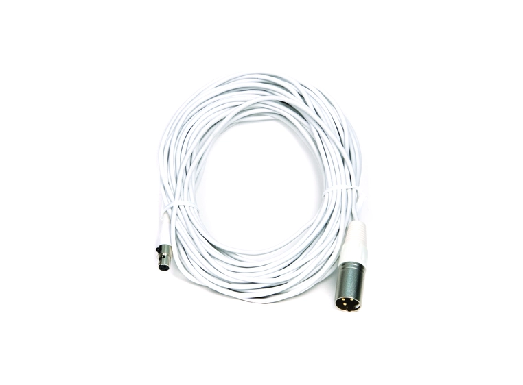 Audix CBLM50 Mini XLRf-XLRm, 15m, hvit 