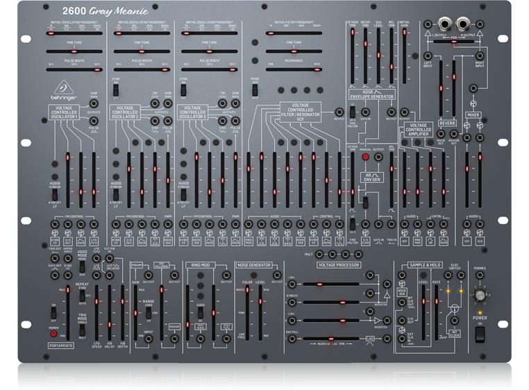 Behringer 2600 Gray Meanie analog synthesizer