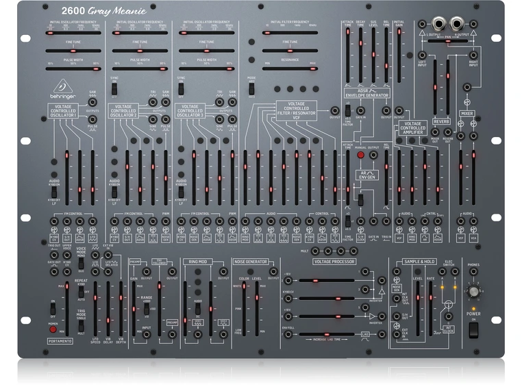 Behringer 2600 Gray Meanie analog synthesizer 
