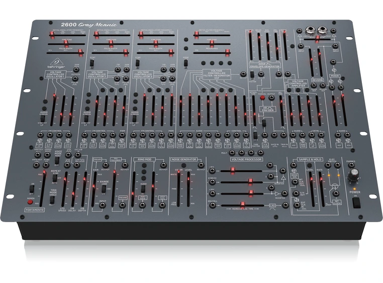 Behringer 2600 Gray Meanie analog synthesizer 