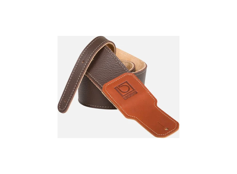 Boss BSL-25-BRN 2.5" Brown Guitar Strap Premium Leather 