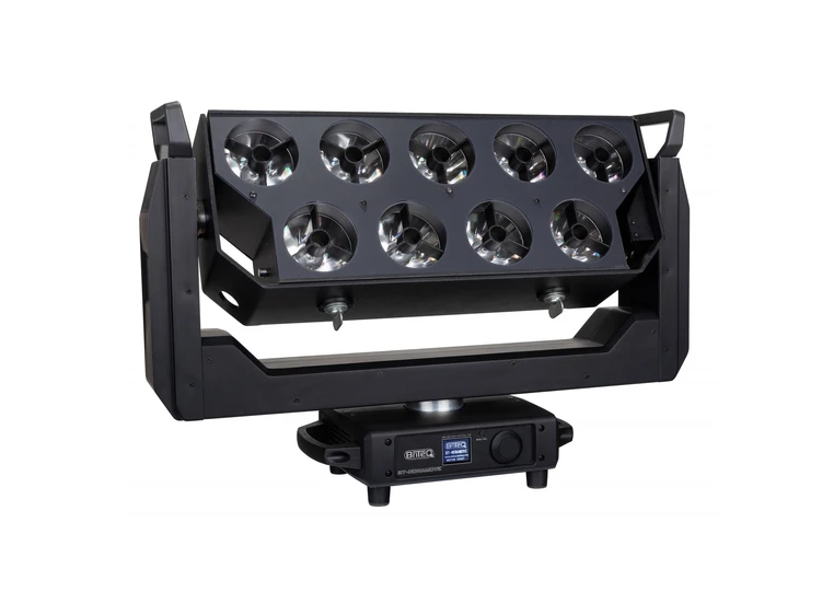 Briteq BT-NONAMOVE Bevegelig Blinder 9x 60W CW/WW LEDs + RGB Glow 
