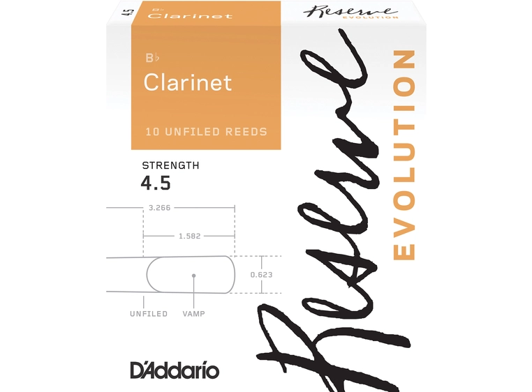 D'Addario DCE1045 Flis Reserve Evolution Bb-Klarinett 10-p 4.5 