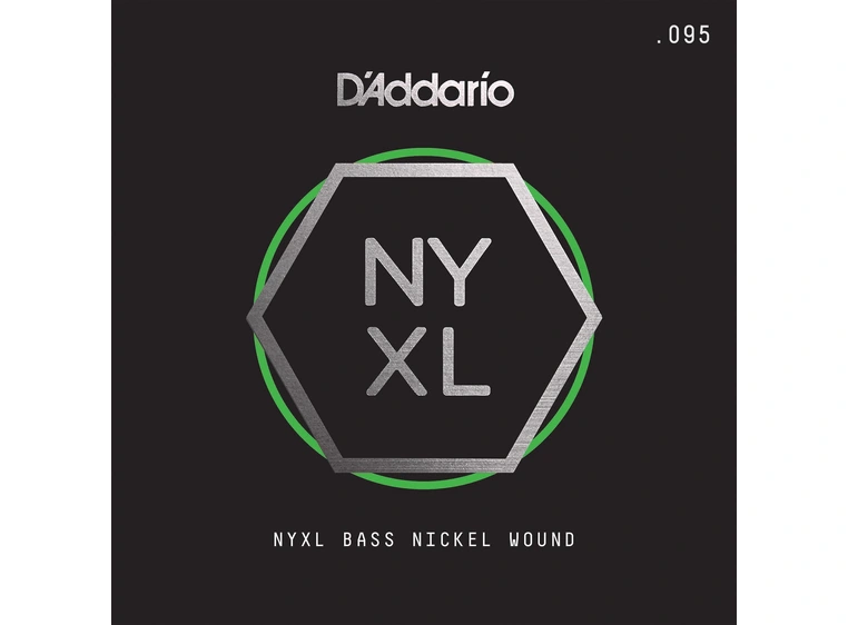 D'Addario NYXLB095T Basstreng NYXL Nickel Wound 095 Tapered Long Scale 