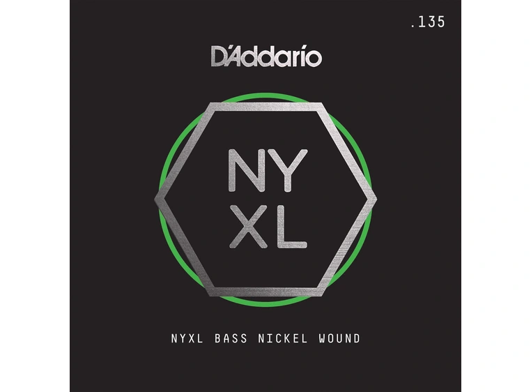 D'Addario NYXLB135 Basstreng NYXL Nickel Wound 135 Long Scale 