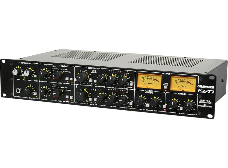 Drawmer 1970 Dual FET Compressor and Preamplifier 