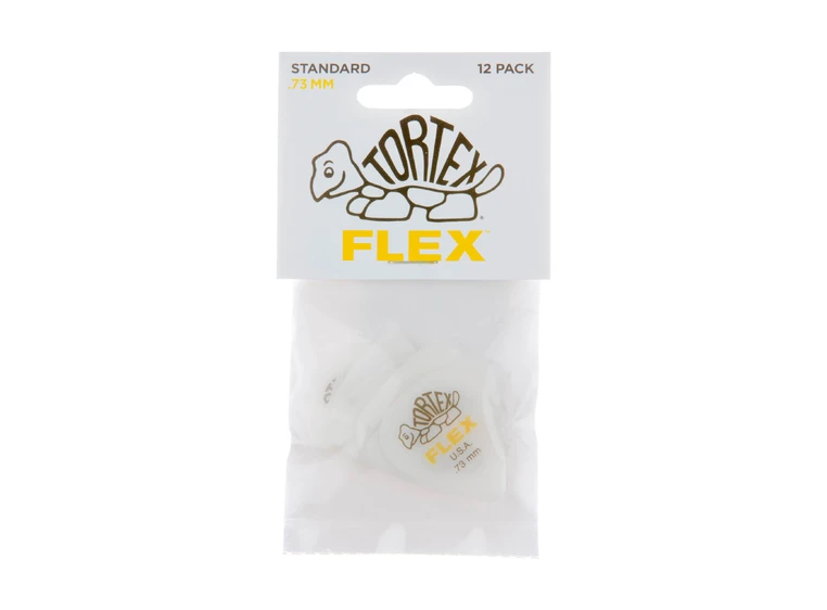 Dunlop 428P.73 Tortex Flex Standard 12-pakning 