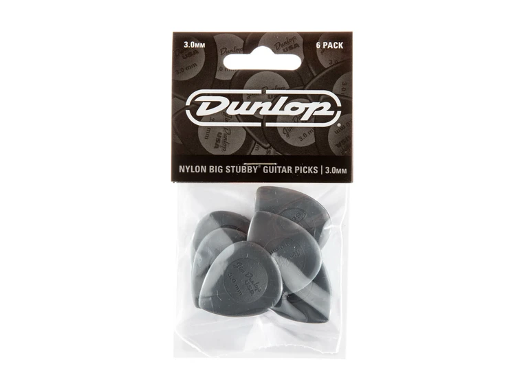 Dunlop 445P3.0 Nylon Big Stubby 6-Pack 