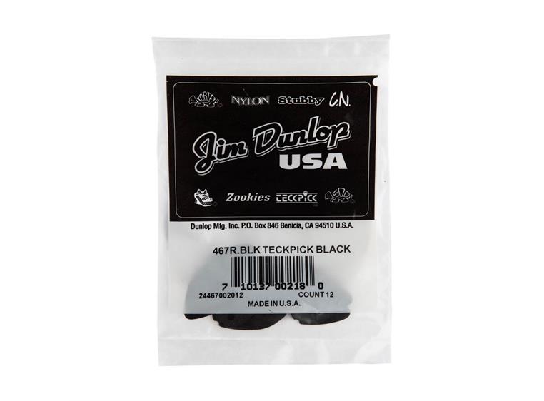 Dunlop 467R.BLK Teckpick Black 12-Pack