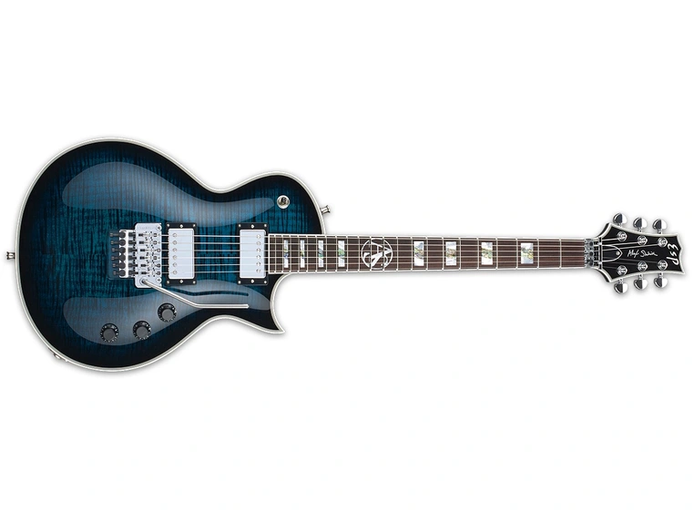 ESP Alex Skolnick FR Black Aqua Sunburst 