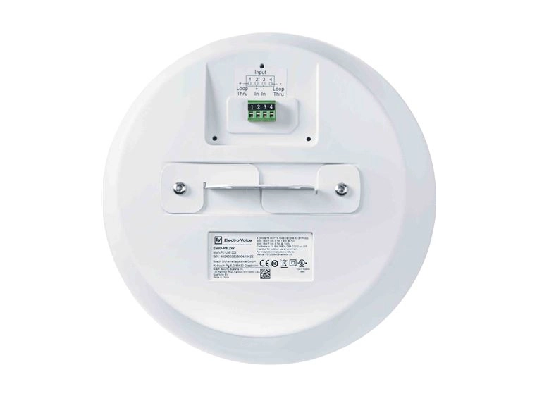 Electro-Voice EVID-P6.2W Høyttaler Pass Pendel 6" 75W/8ohm 30W/100V Hvit (stk) 