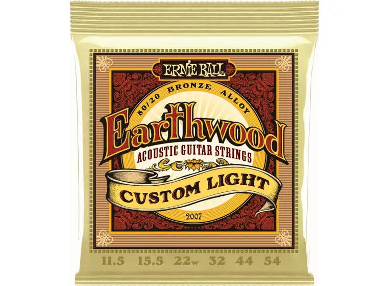 Ernie Ball EB-2007 Earthwood Bronze (0115-054) Custom Light 