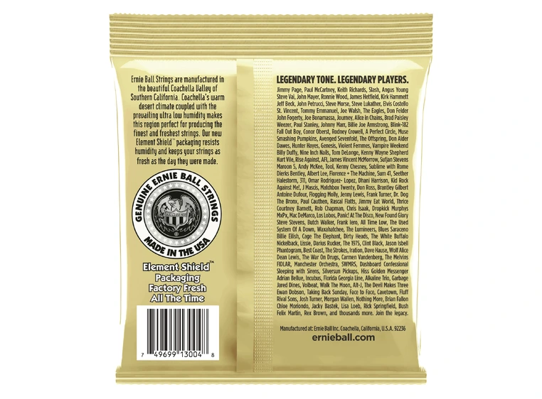 Ernie Ball EB-3004 Earthwood Light (011-052) 3-pakning 