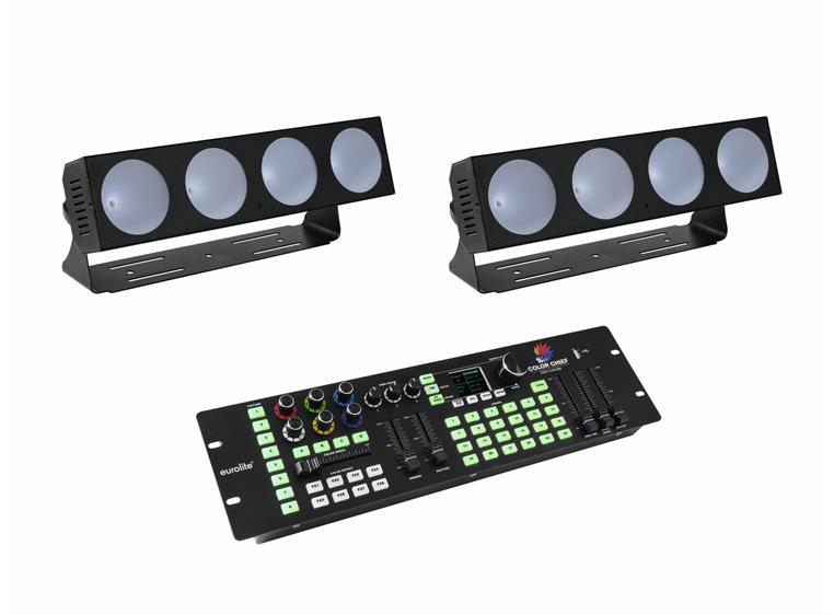 Eurolite Set 2x LED CBB-4 & Color Chief DMX LED Controller