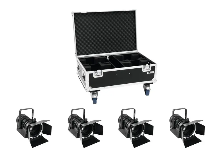 Eurolite Set 4x LED THA-60PC & Case 