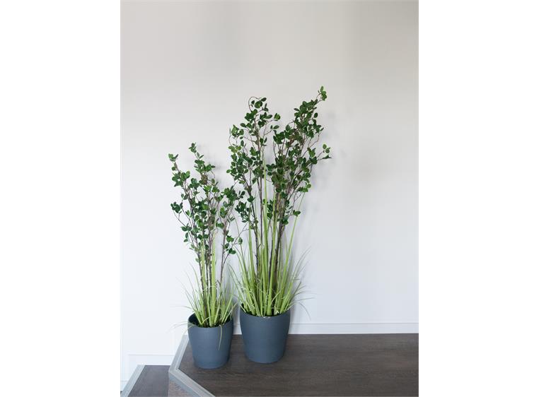 Europalms Evergreen shrub with grass artificial plant, 152cm