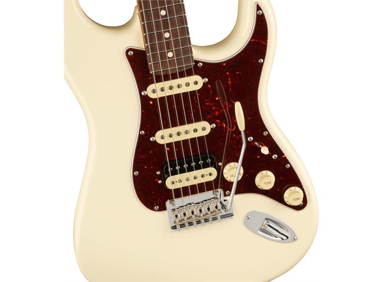 Fender Am Pro II Stratocaster HSS Olympic White, Rosewood Fingerboard