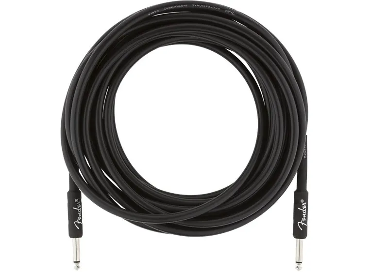 Fender Professional Instrument Cable Straight/Straight, 25', Black 