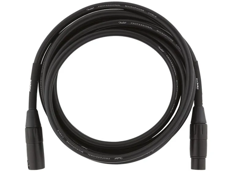 Fender Professional Microphone Cable 10', Black 