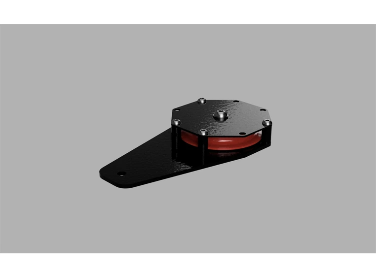 FlexRail retur-trinse Sort / rød retur blokk for snortrekk 