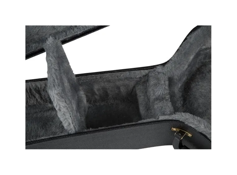 Gretsch G6241FT 16" Hollow Body Flat Top Hardshell Case, Black 