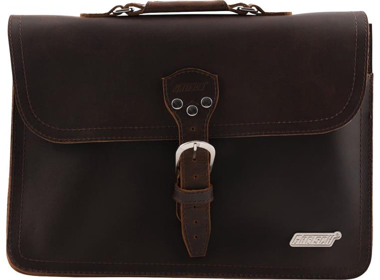 Gretsch Ltd Edition Leather Laptop Bag Brown