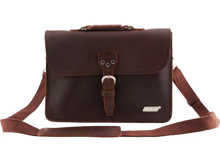 Gretsch Ltd Edition Leather Laptop Bag Brown 