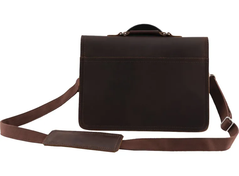 Gretsch beg. utg. laptopveske i skinn Brun 