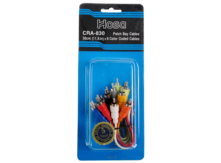 Hosa CRA830 cab x 8 ph/ph 30cm 