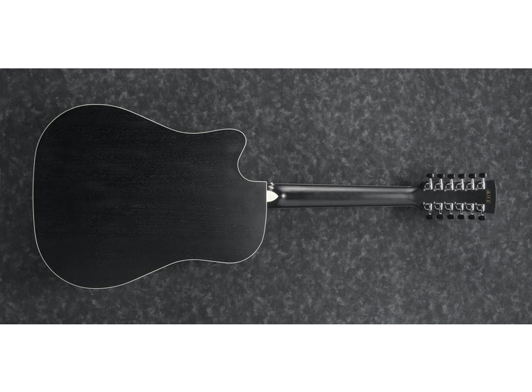 Ibanez AW8412CE WK akustisk gitar 12 str Weathered black 