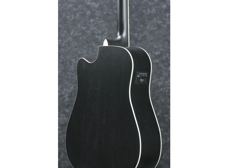 Ibanez AW8412CE WK akustisk gitar 12 str Weathered black 