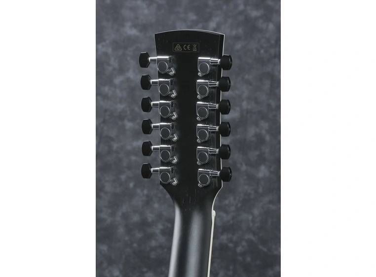 Ibanez AW8412CE WK akustisk gitar 12 str Weathered black 