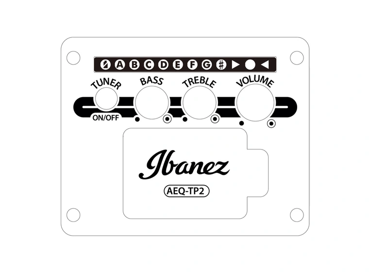 Ibanez AW8412CE WK akustisk gitar 12 str Weathered black 