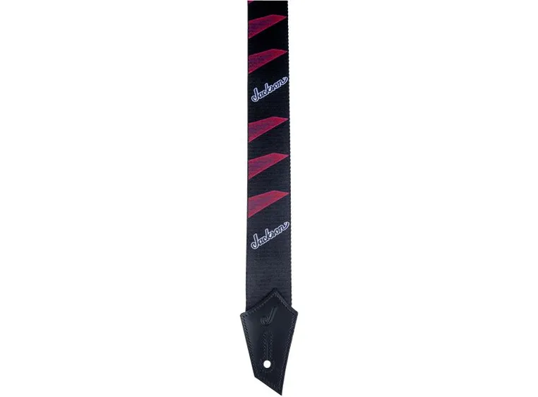 Jackson gitarreim med headstock-mønster svart/rød 