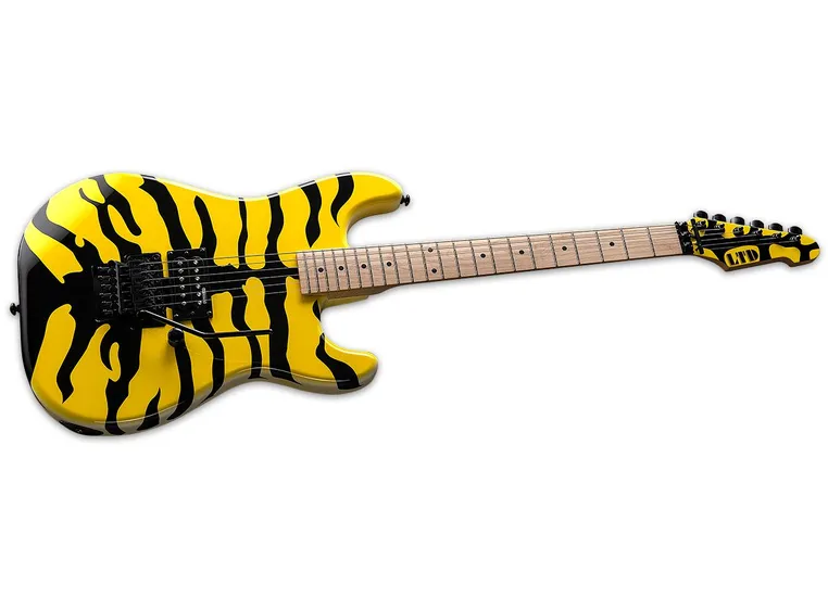 LTD GL-200MT George Lynch YELLOW W/ TIGER GRAPHIC 