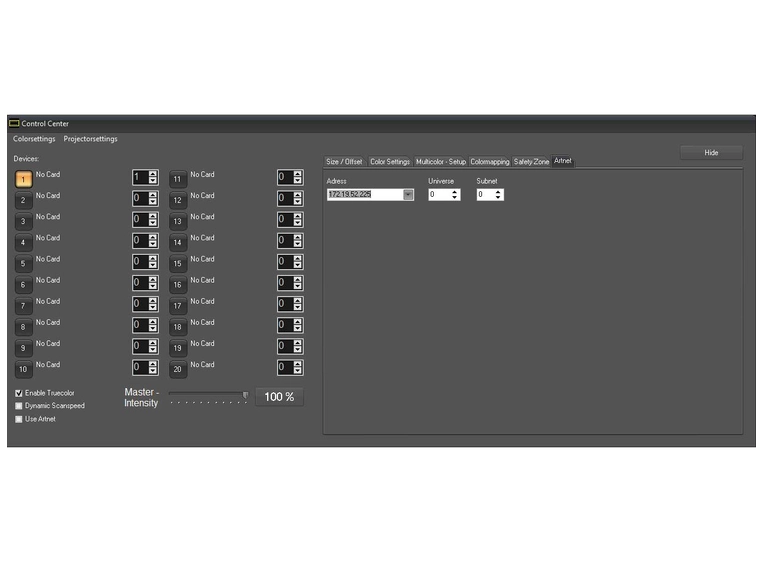 Laserworld Showcontroller software pro laser show and multimedia control 