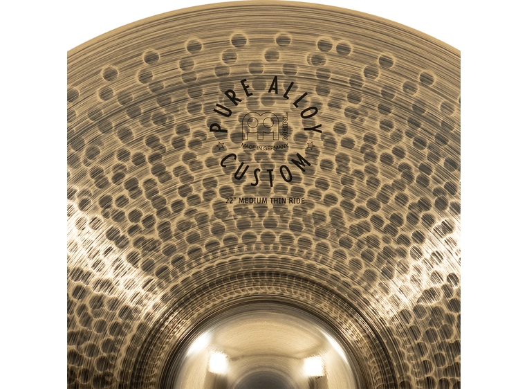 Meinl Pure Alloy Custom 22" Ride Medium Thin, PAC22MTR 