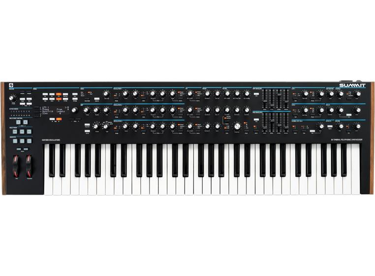 Novation SUMMIT Two-part 16-voice 61-key Polyphonic Synthesiser