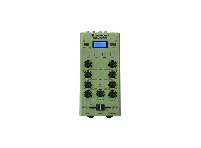 Omnitronic GNOME-202P Mini Mixer green