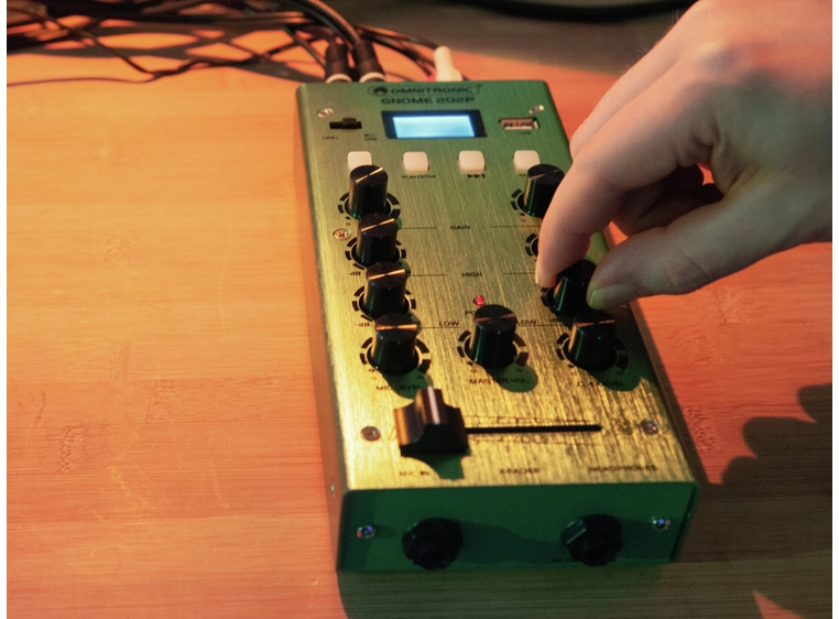 Omnitronic GNOME-202P Mini Mixer green 