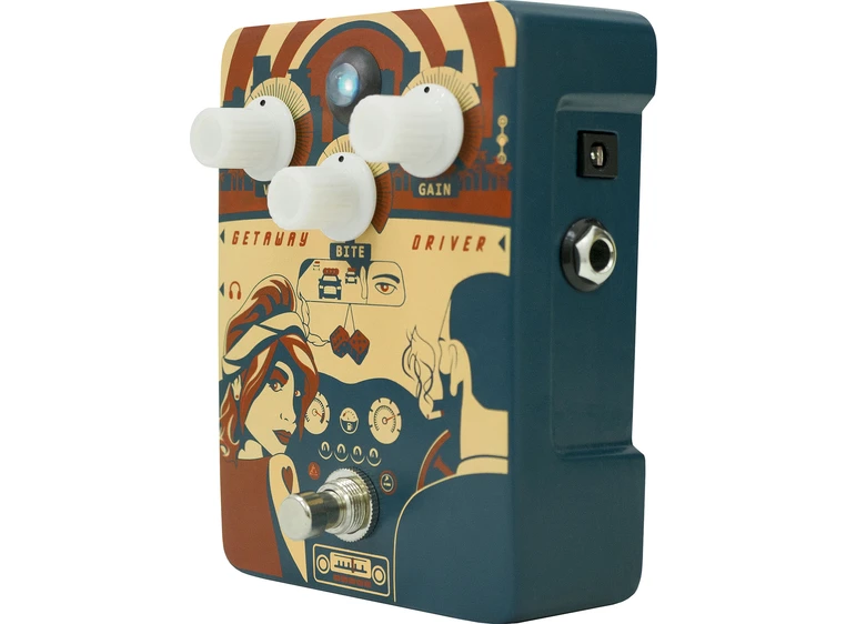 Orange Getaway Driver amp-in-a-box type pedal 