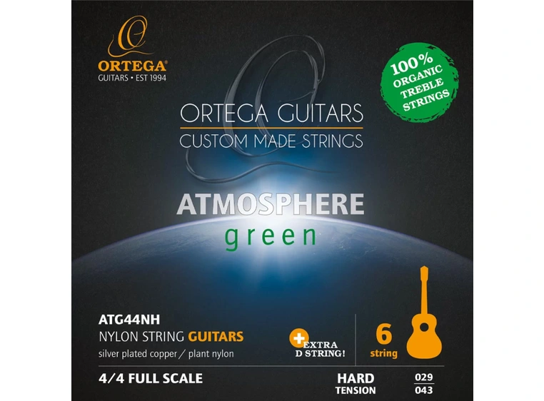 Ortega ATG44NH Strengesett Classic Hard (029-043) Atmosphere Green 
