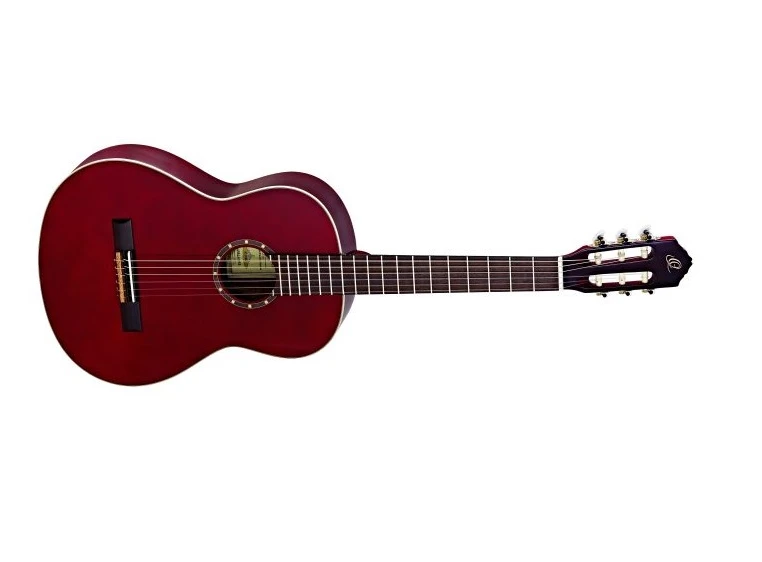 Ortega R121WR Klassisk gitar 4/4 Gloss Wine Red 