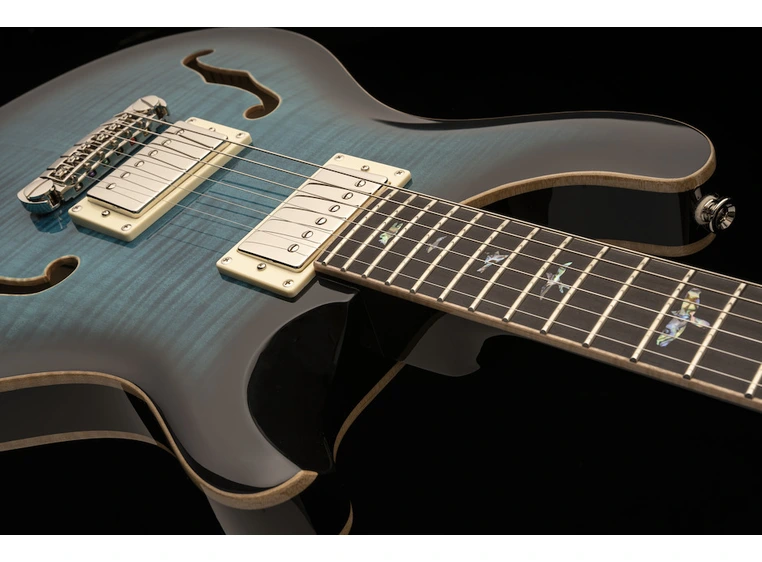 PRS SE Hollowbody-II Piezo Peacock Blue Burst 